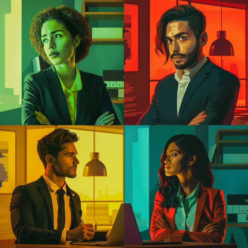 Couleurs et personnalités : la méthode DISC